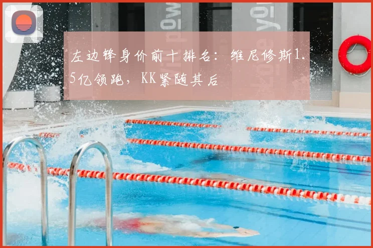 左边锋身价前十排名：维尼修斯1.5亿领跑，KK紧随其后